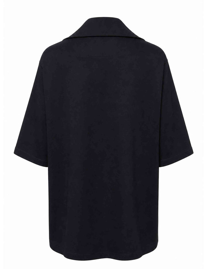 Maglione poncho donna Colours of the World nero JQ512674230 20000 Maliparmi 