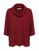 Maglione poncho Colours of the World rosso Donna JQ512674230 30032