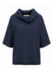Maglione poncho Colours of the World blu Donna JQ512674230 80043