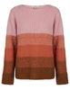 Maglione Winter Sunset marrone e rosa sfumato Donna JQ513078217 40B32