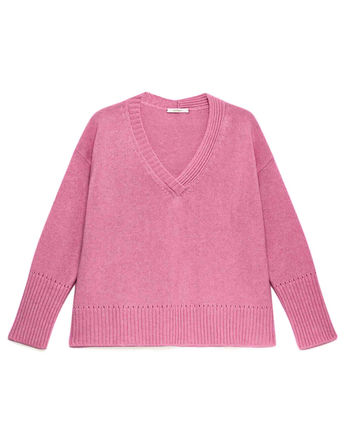 Maglione donna Cashmere Merinos rosa JQ513374315 32031 Maliparmi 