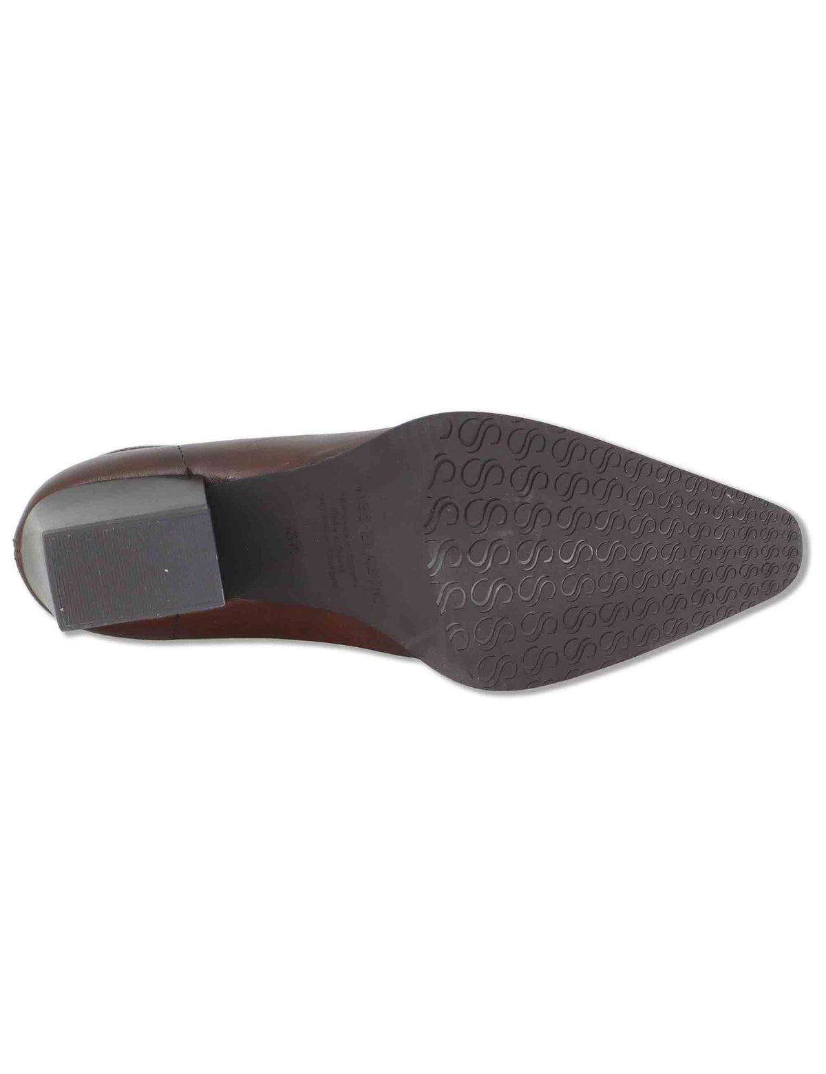 Stivaletti donna in eco pelle elasticizzata marrone con tacco medio e suola ultra softt 78151 51 Miss Elastic 