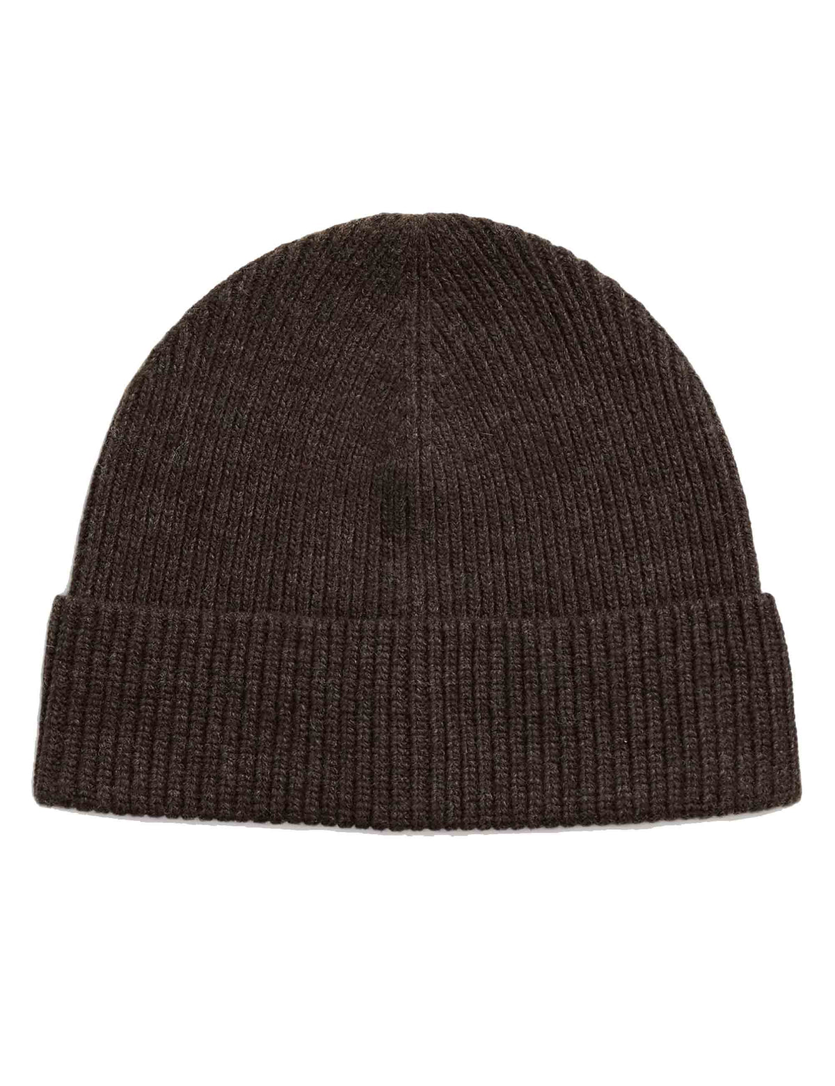 Berretto in misto lana marrone con pony ricamato e risvolto 449959337013 DRK BROWN Polo Ralph Lauren 
