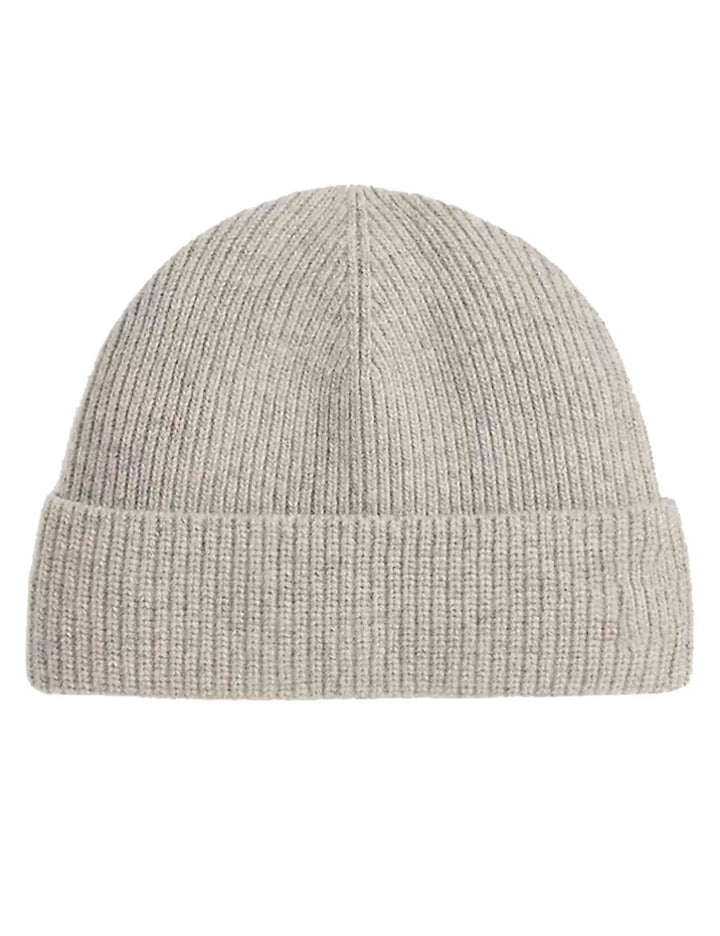 Berretto in misto lana grigio con pony ricamato e risvolto 449959337015 ANDOVER Polo Ralph Lauren 