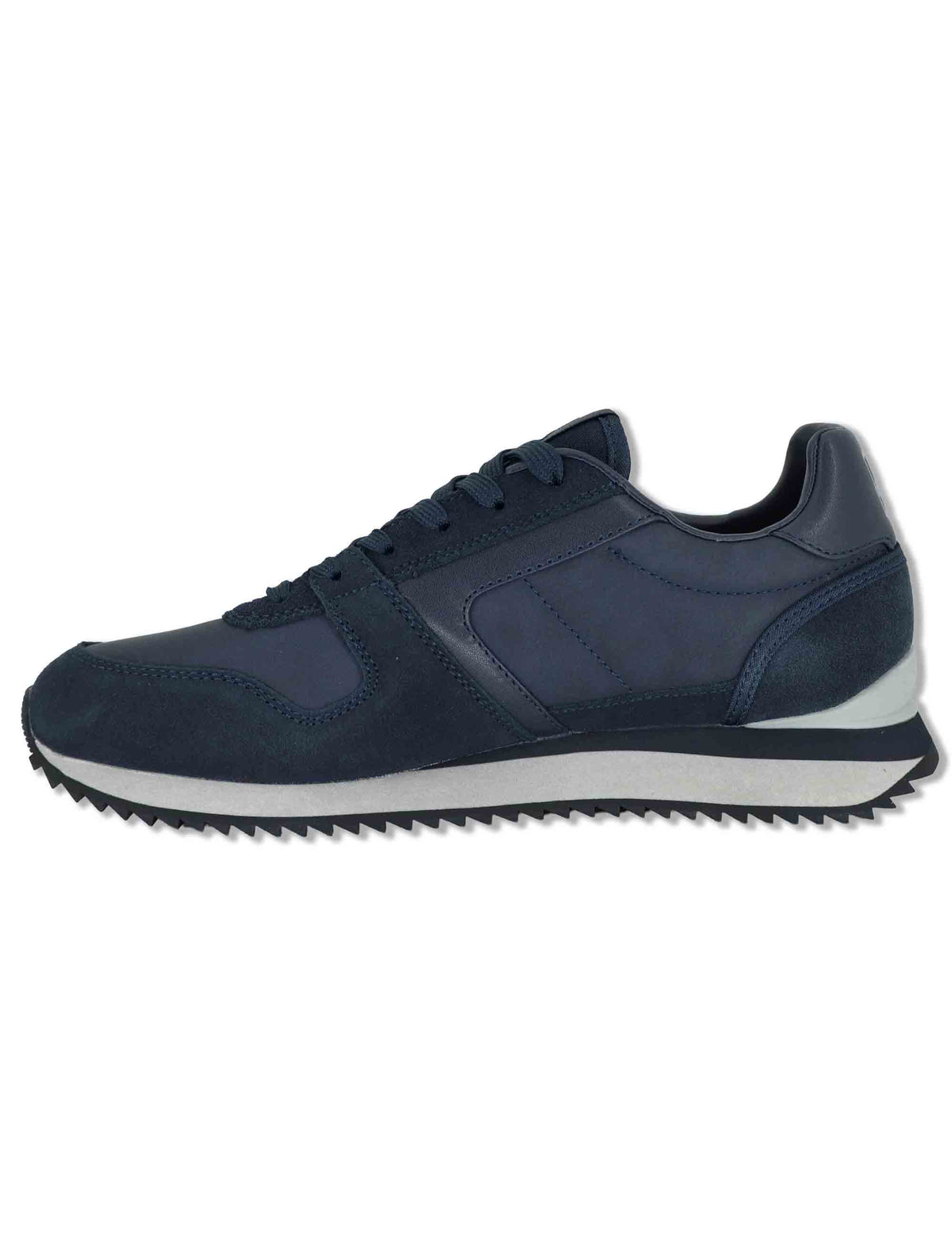 Sneakers uomo in pelle blu con riporti in tinta e suola leggera F6RIDGE01 NVY RefrigiWear 