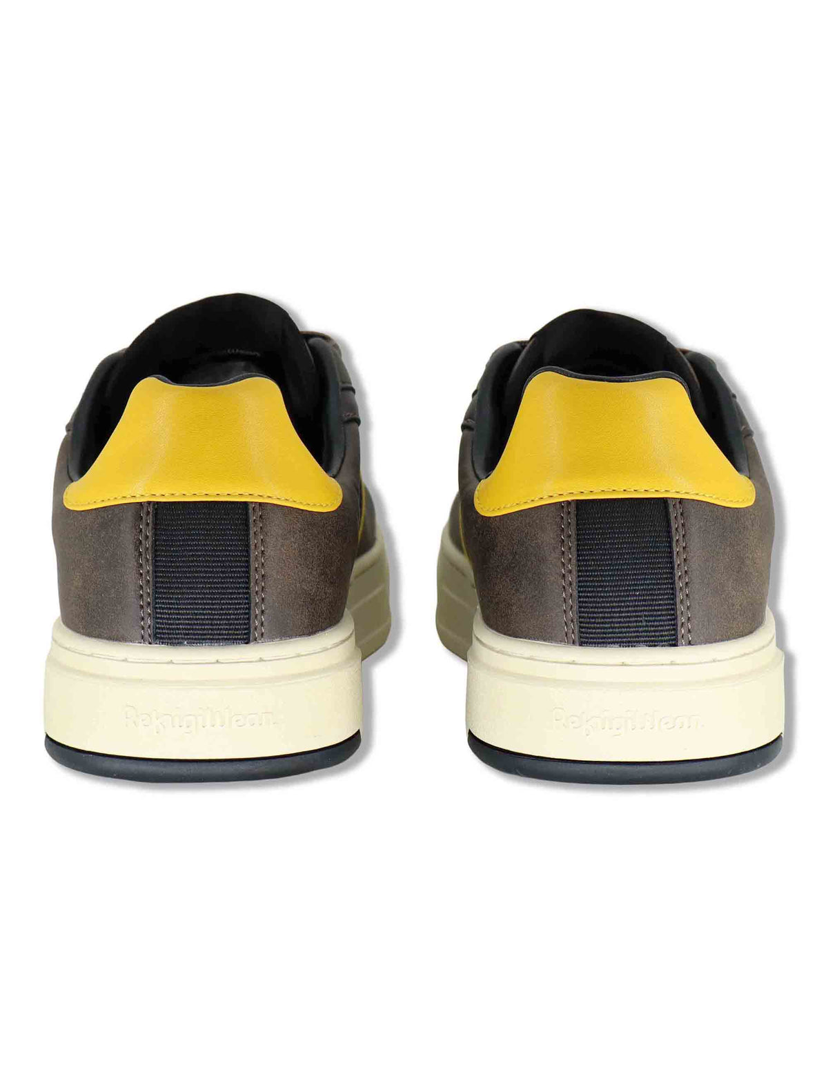 Sneakers uomo in pelle marrone con riporti a contrasto e suola leggera F6SOHO01 DKB RefrigiWear 