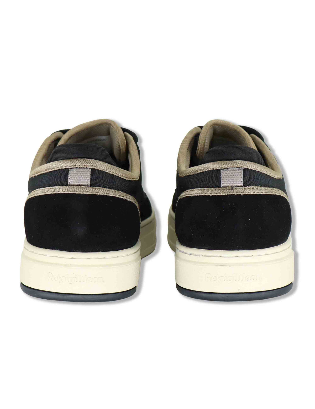 Sneakers uomo in pelle e tessuto nero con riporti a contrasto e suola leggera F6SOHO02 BLK RefrigiWear 