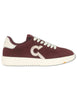 Sneakers in tessuto bordeaux stile 100% vegan Donna F6GAIA02 BDX