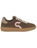 Sneakers in tessuto marrone stile 100% vegan Donna F6GAIA02 BRW