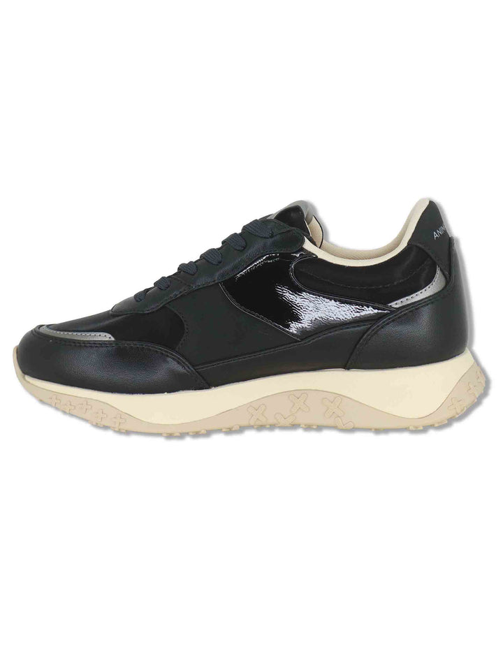 Sneakers donna in tessuto nero con inserti a contrasto 100% vegan F6STAR01 BLK Save The Duck 