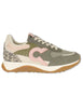 Sneakers in tessuto verde 100% vegan Donna F6STAR01 MIL