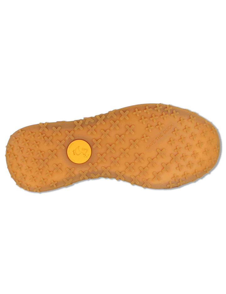 Sneakers donna in tessuto verde con inserti a contrasto 100% vegan F6STAR01 MIL Save The Duck 