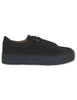 Sneakers in pelle nabuk nera con suola leggera Donna SP70034 001