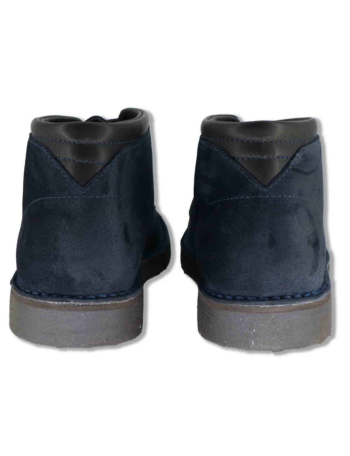 Stivaletto chukka uomo in camoscio blu con suola in gomma SPBA2001 002 Spatarella 