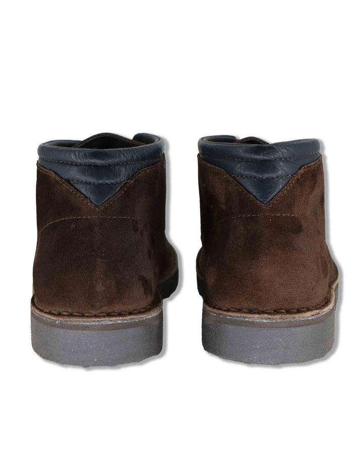 Stivaletto chukka uomo in camoscio testa di moro con suola in gomma SPBA2001 014 Spatarella 