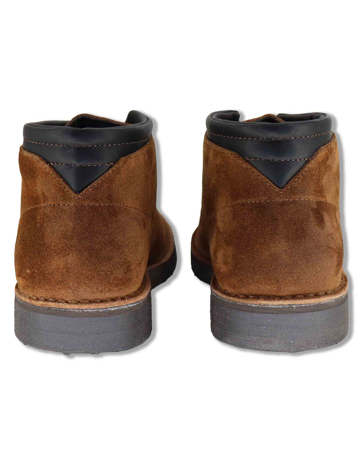 Stivaletto chukka uomo in camoscio tabacco con suola in gomma SPBA2001 015 Spatarella 