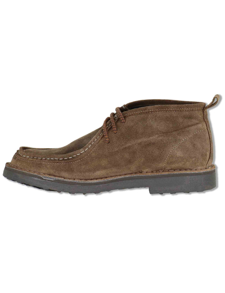 Stivaletti uomo in camoscio taupe con punta norvegese SPBA2004 032 Spatarella 