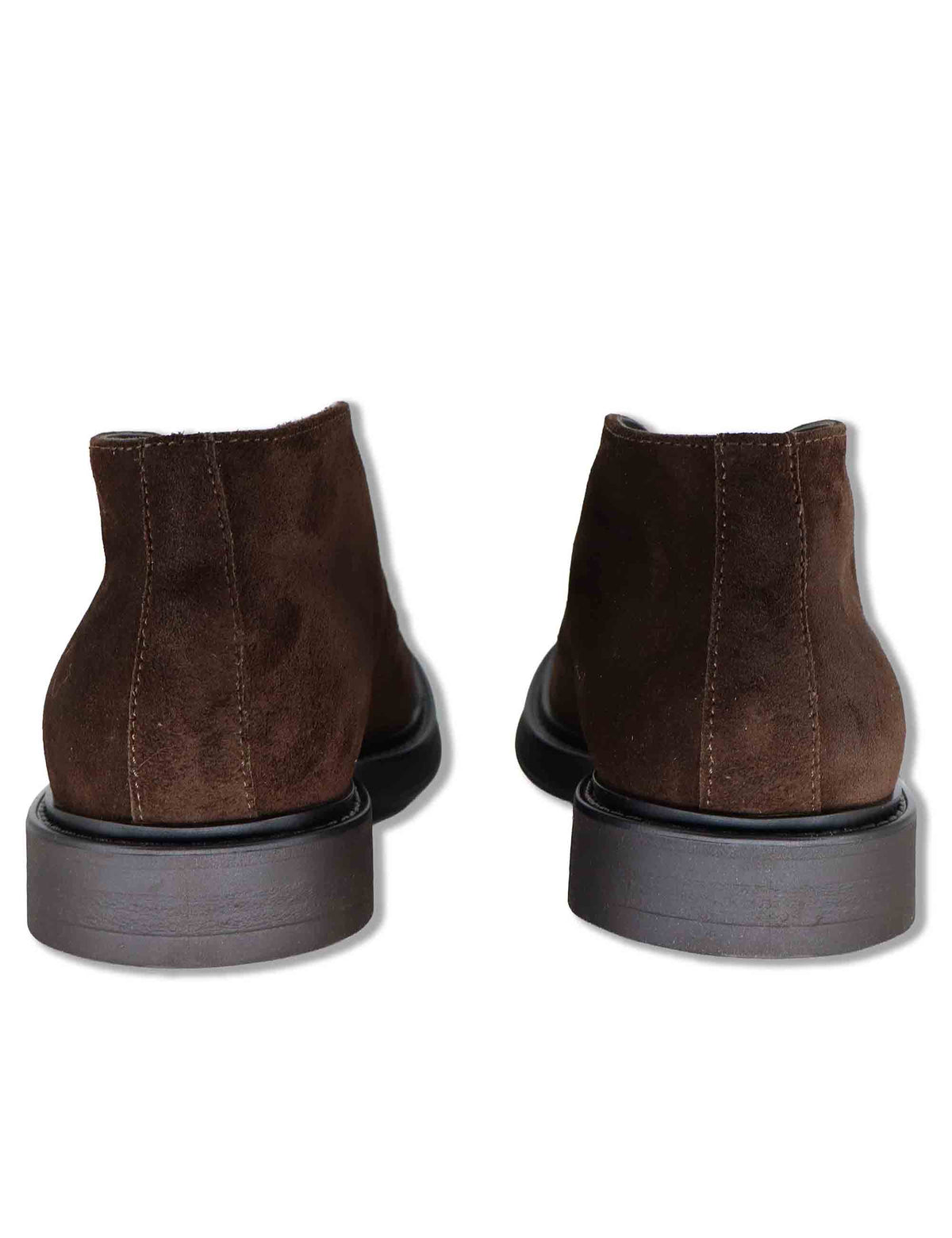Stivaletto chukka uomo in camoscio testa di moro con suola in gomma SPDU8070 014 Spatarella 