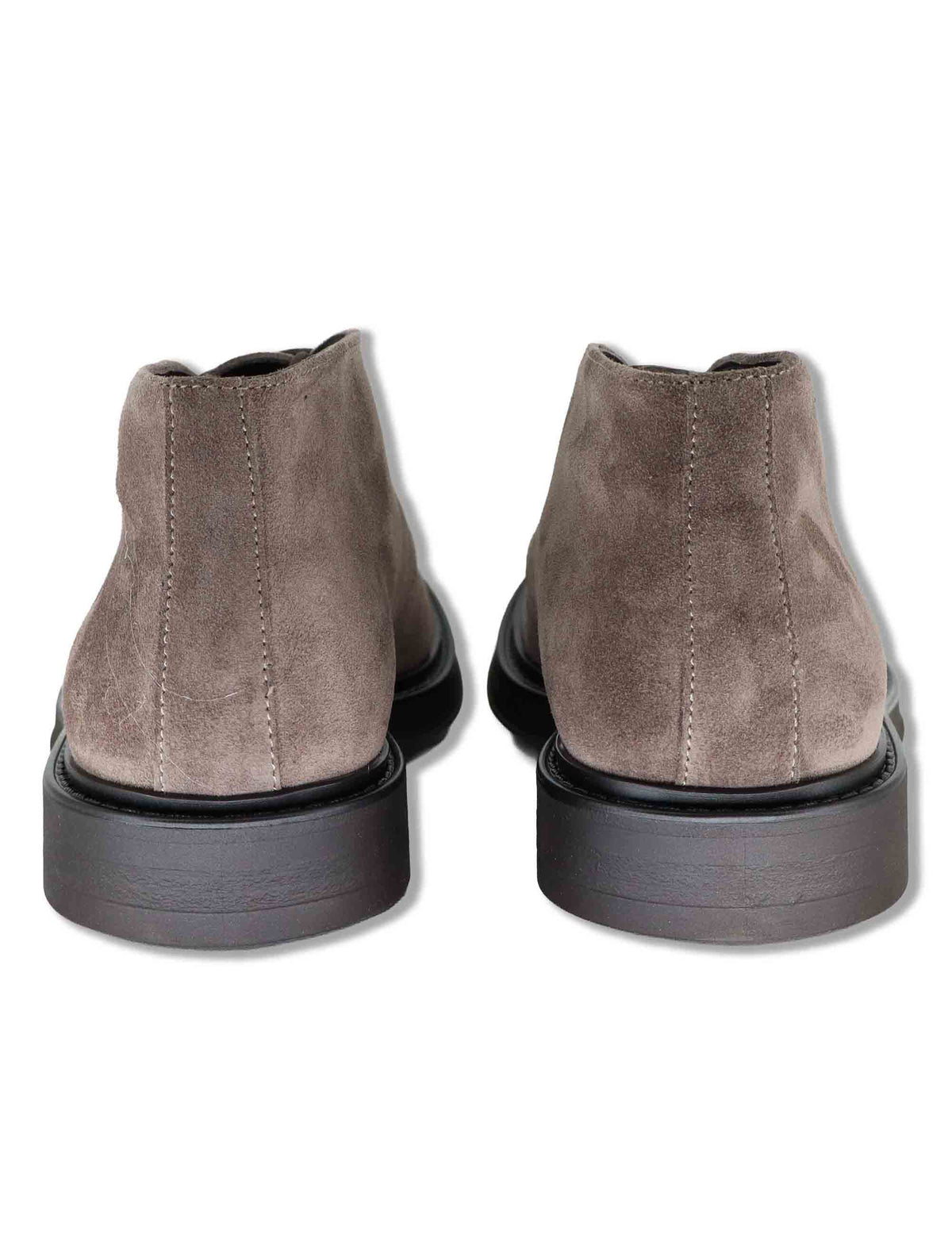 Stivaletto chukka uomo in camoscio taupe con suola in gomma SPDU8070 072 Spatarella 