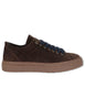 Sneaker in camoscio testa di moro con suola crepe Uomo SPLG5010I 014