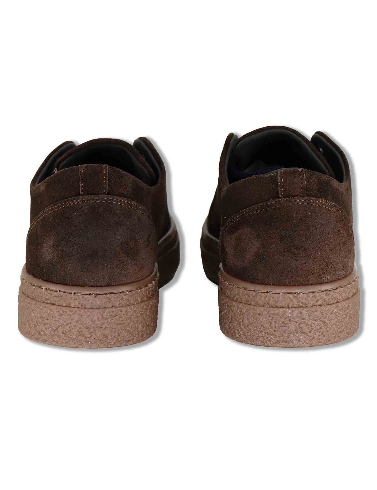 Sneaker uomo in camoscio testa di moro con suola crepe SPLG5010I 014 Spatarella 