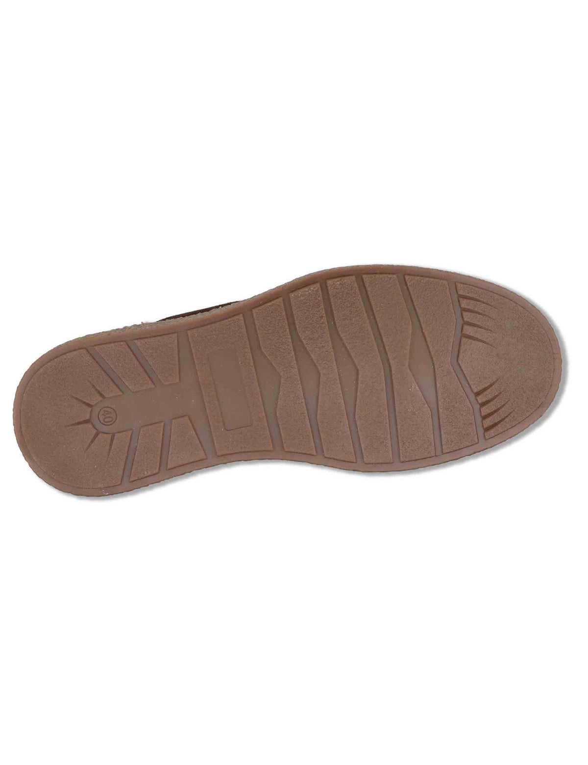Sneaker uomo in camoscio testa di moro con suola crepe SPLG5010I 014 Spatarella 