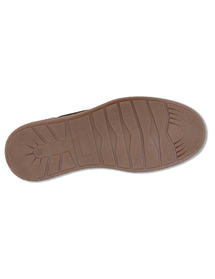 Sneaker uomo in camoscio testa di moro con suola crepe SPLG5010I 014 Spatarella 
