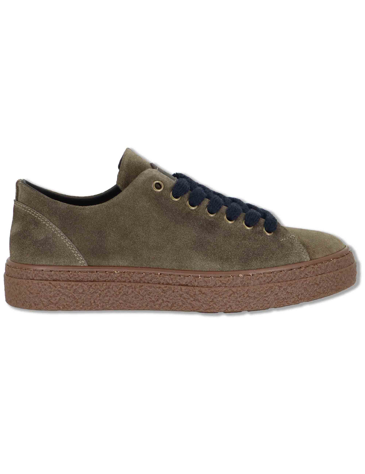 Sneaker uomo in camoscio grigio con suola crepe SPLG5010I 032 Spatarella 