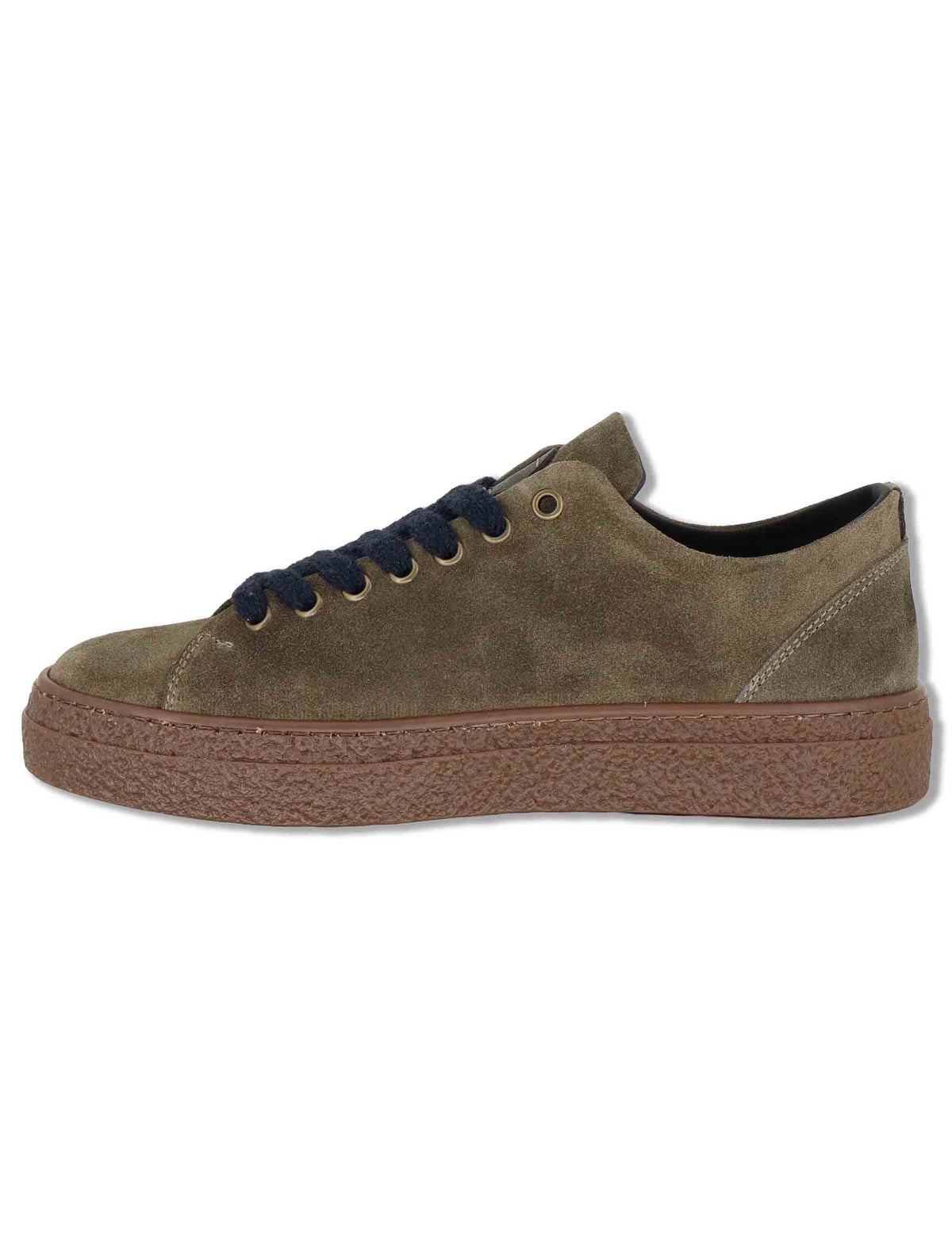Sneaker uomo in camoscio grigio con suola crepe SPLG5010I 032 Spatarella 
