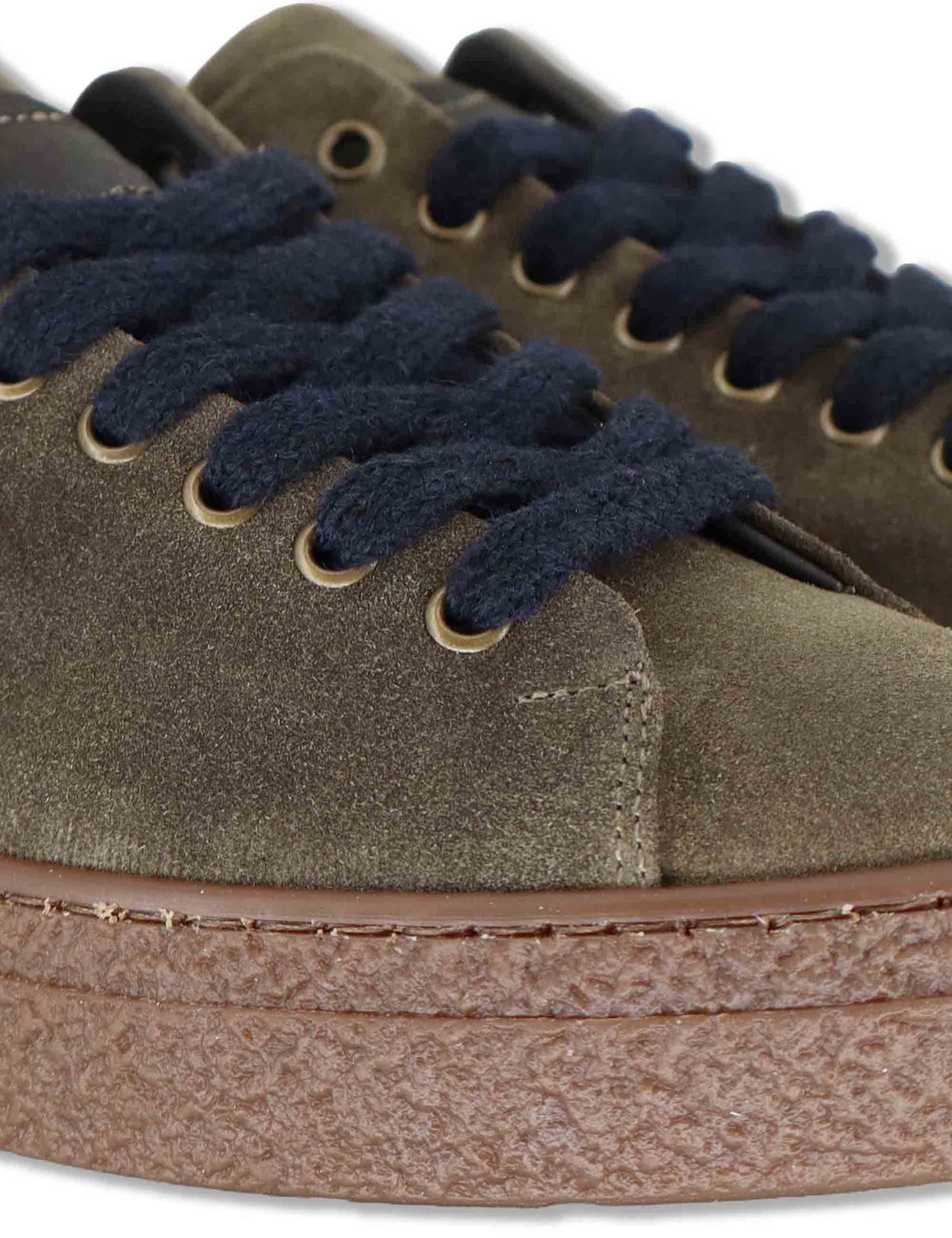 Sneaker uomo in camoscio grigio con suola crepe SPLG5010I 032 Spatarella 