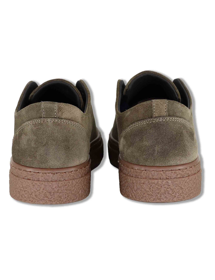 Sneaker uomo in camoscio grigio con suola crepe SPLG5010I 032 Spatarella 