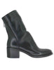 Stivaletti in pelle nera con zip posteriore Donna SPTC2177 001