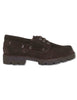 Stringate in camoscio marrone con suola carrarmato Donna FEUDO_BS BROWN