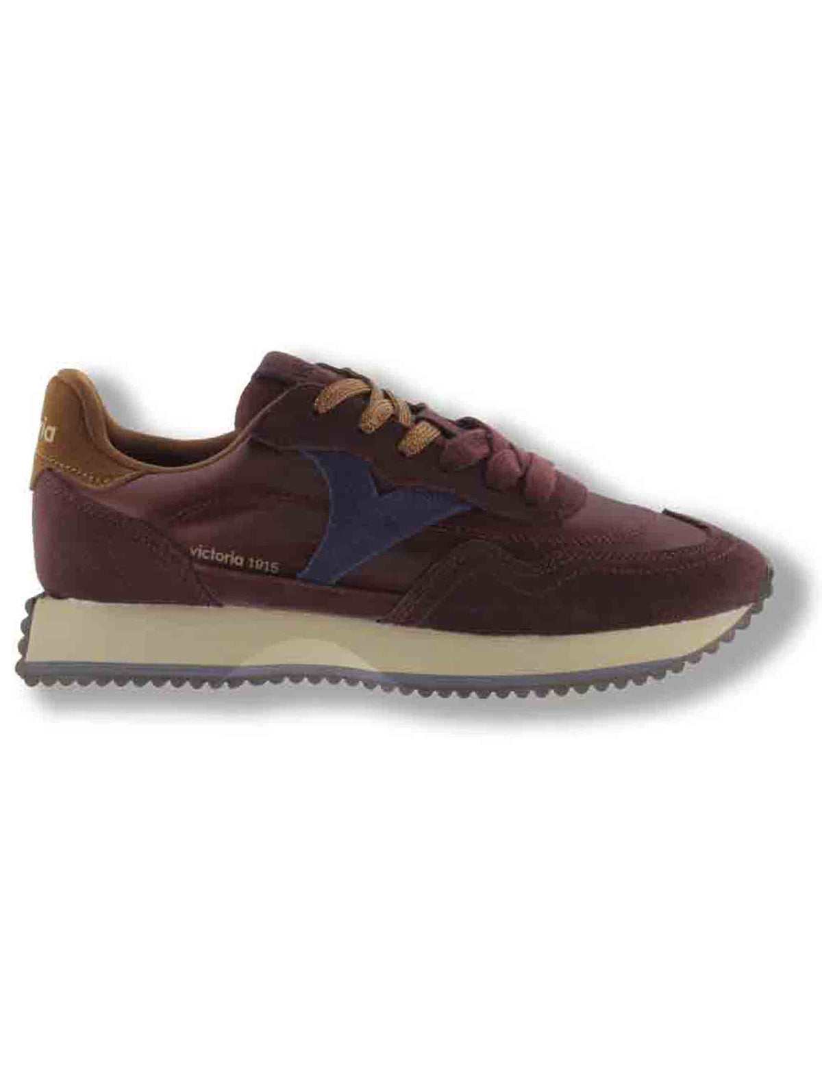 Sneakers donna Cosmos in camoscio e tessuto bordeaux 1134119 41 Burdeos Victoria 