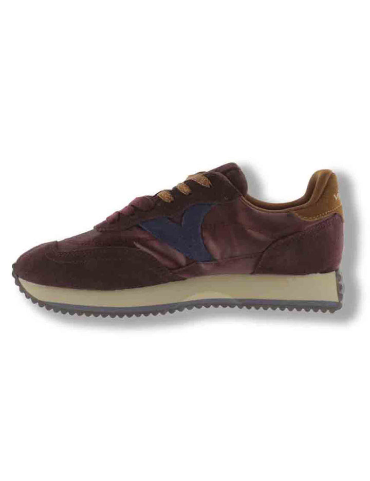 Sneakers donna Cosmos in camoscio e tessuto bordeaux 1134119 41 Burdeos Victoria 