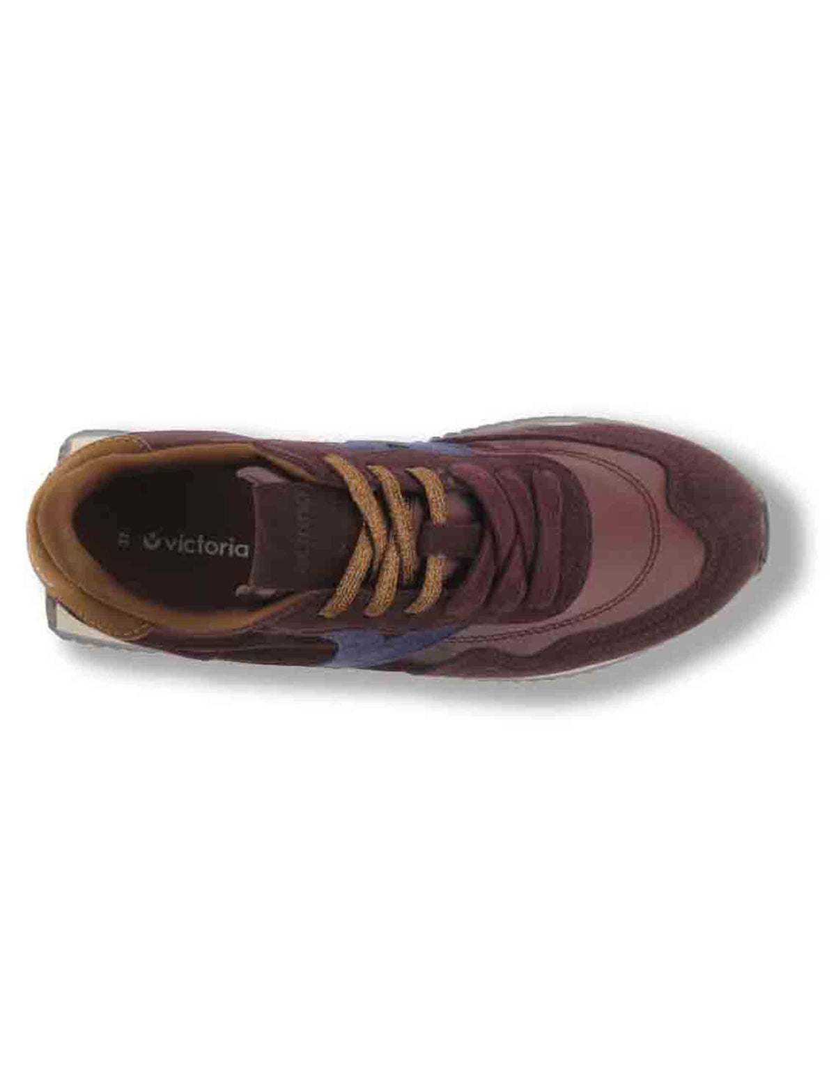 Sneakers donna Cosmos in camoscio e tessuto bordeaux 1134119 41 Burdeos Victoria 