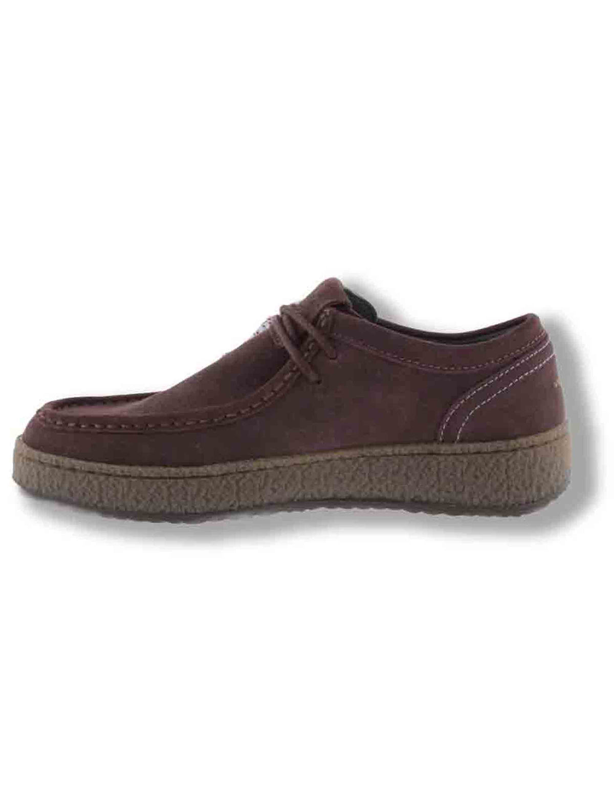 Mocassini donna Malmo in camoscio bordeaux con impunture a contrasto e doppio laccio mélange 1268101 41 Burdeos Victoria 