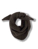 Sciarpa triangolare in maglia grigia con placca Donna 9126021 12 Gris