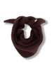 Sciarpa triangolare in maglia bordeaux con placca Donna 9126021 41 Burdeos