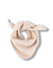 Sciarpa triangolare in maglia beige con placca Donna 9126021 80 Beige