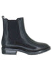 Stivaletti donna in pelle nera con elastici laterali Donna VB486202 600123