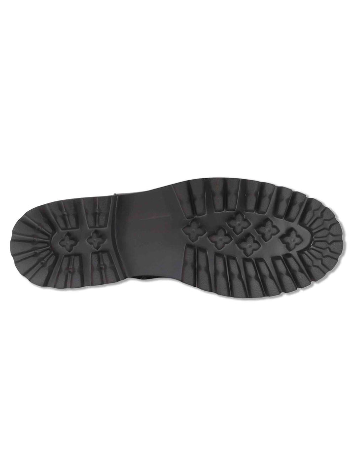 Stivaletti beatles uomo in pelle marrone con elastici laterali e suola in gomma YB306205 500216 Vueva 