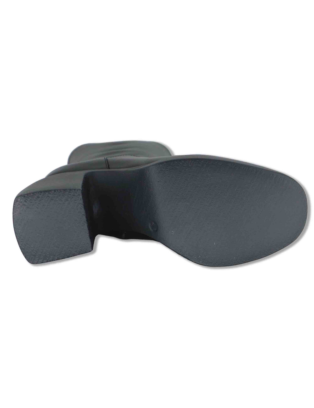 Stivaletti donna in pelle nera con plateau e tacco in gomma tecnologia WondersFly H-49101 NERO Wonders 