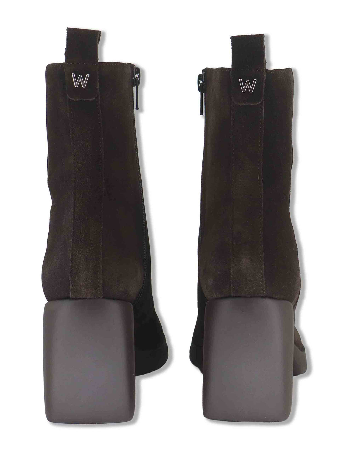 Stivaletti donna in pelle scamosciata marrone con tecnologia WondersFly e soletta MemoryGel L-1601 TESTA Wonders 