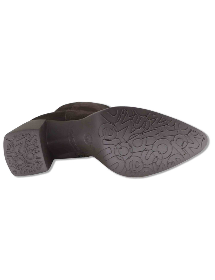 Stivaletti donna in pelle scamosciata marrone con tecnologia WondersFly e soletta MemoryGel L-1601 TESTA Wonders 