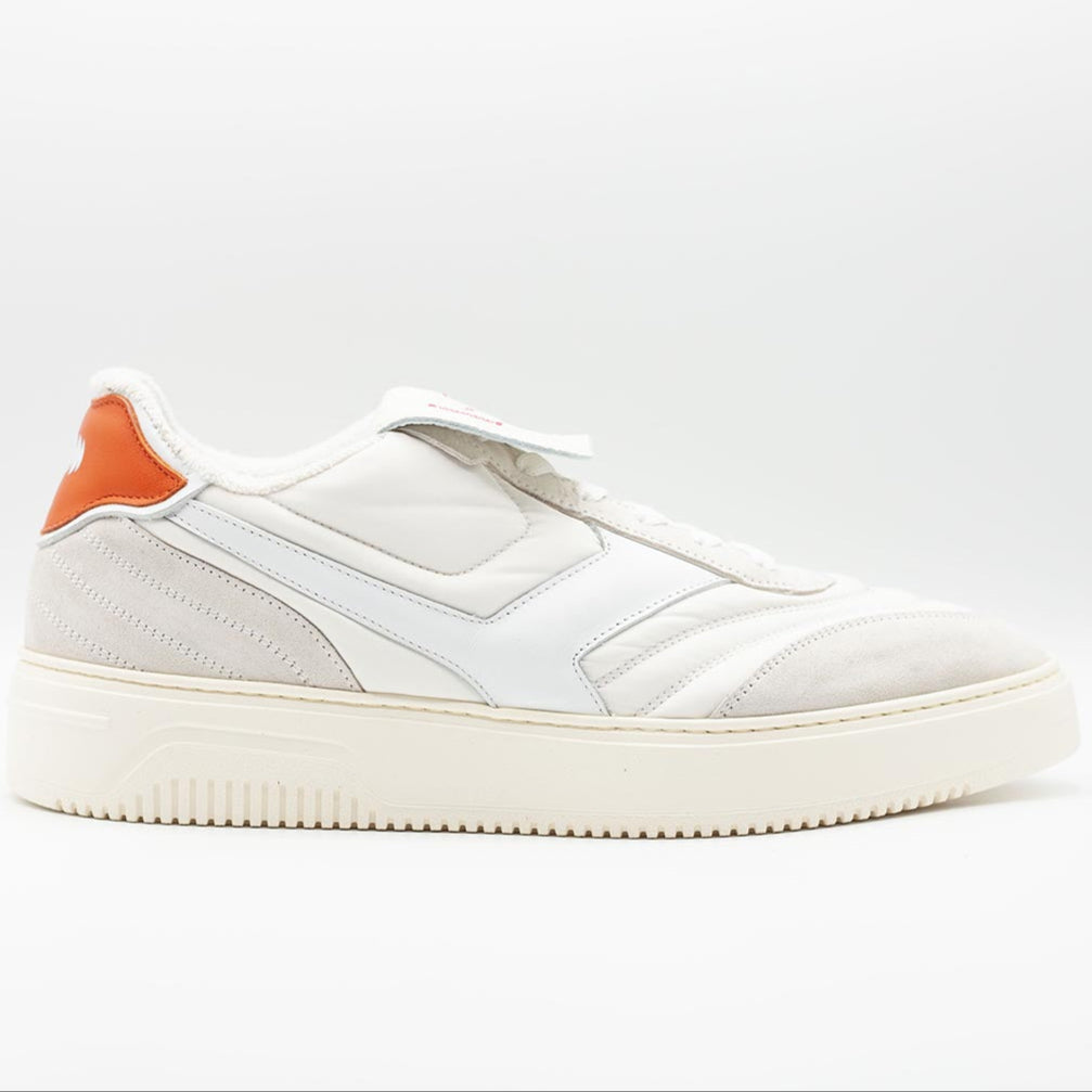 Sneakers uomo PDO135 in pelle bianca