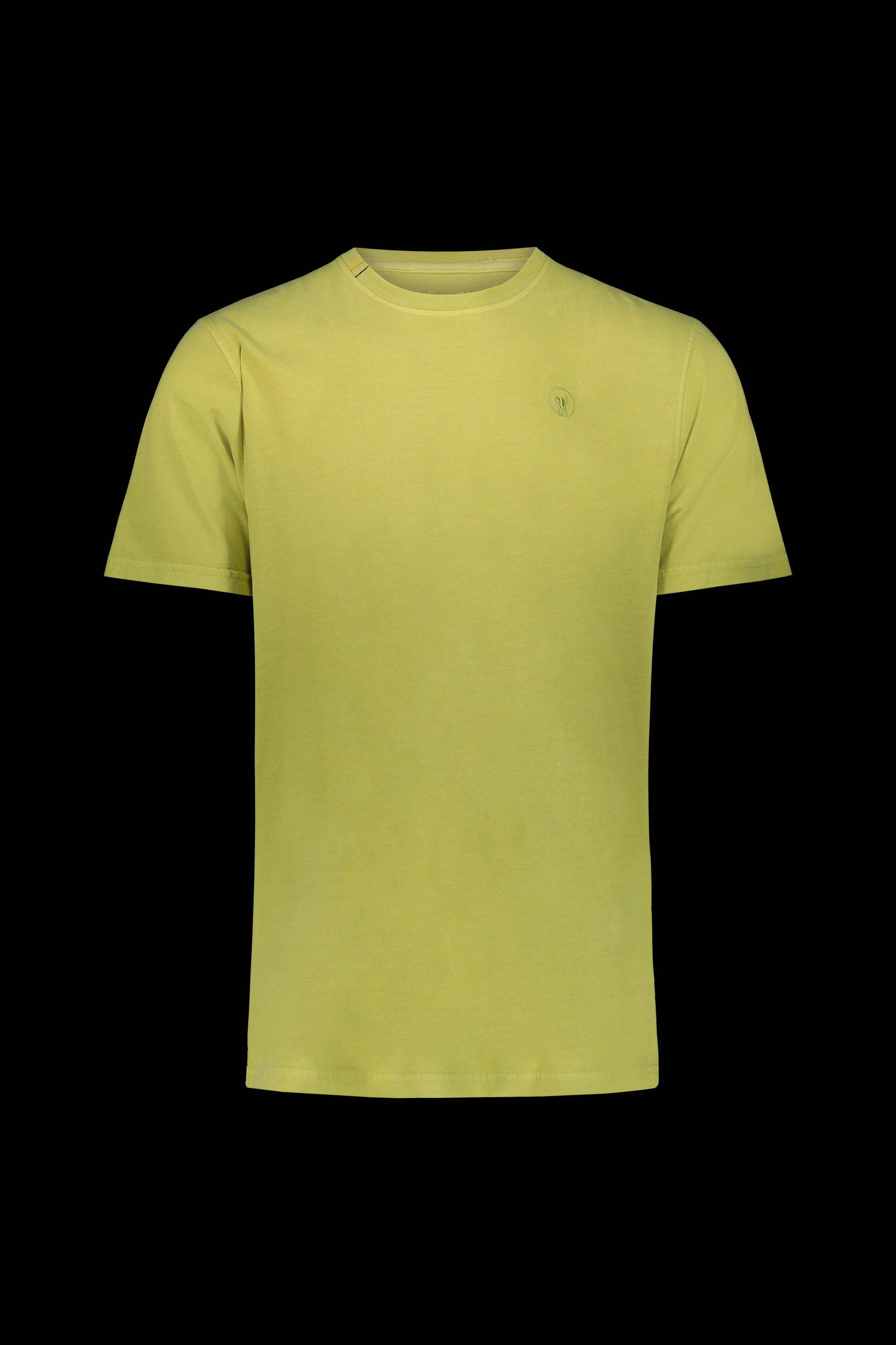 T-shirt uomo in cotone giallo