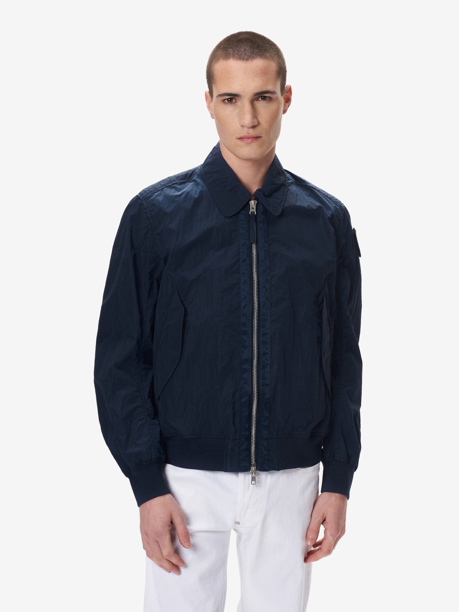 Bomber uomo tactical blu