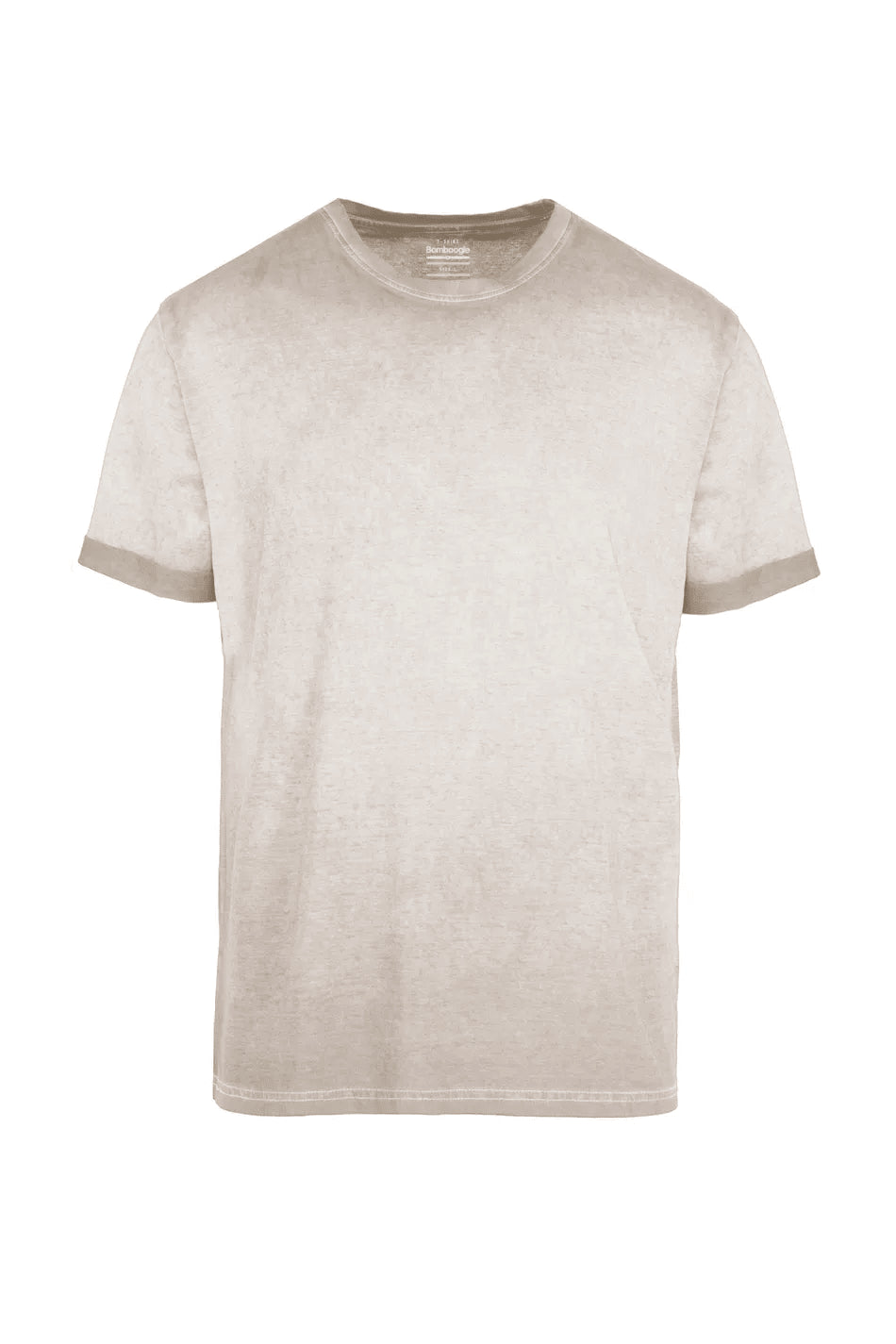 T-shirt uomo in cotone beige