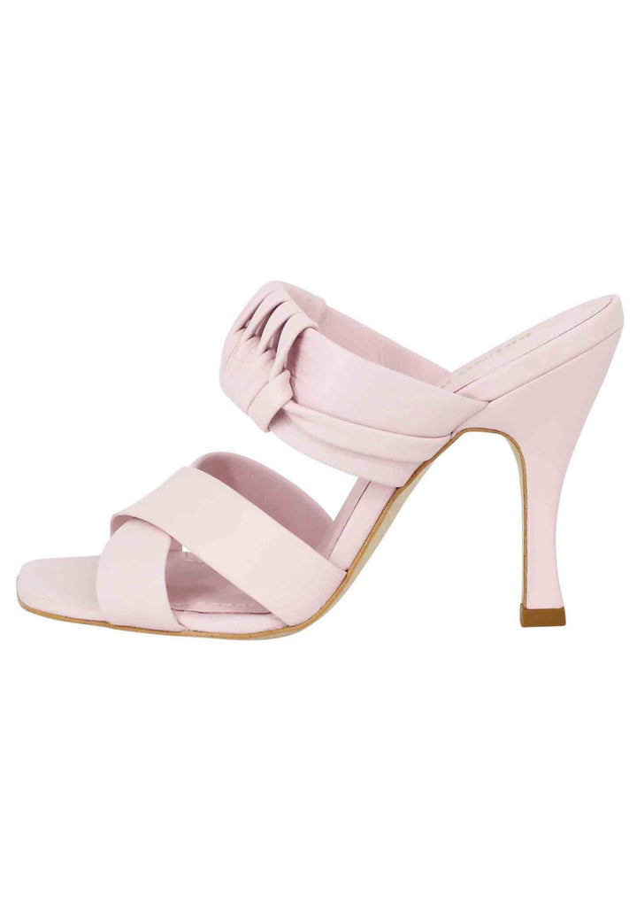 Sandali donna in pelle glicine con tacco alto e punta quadra BF1702X 036 Bruno Premi 
